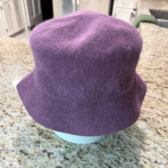 Vintage 1970s Purple Angora Slouchy Bucket Hat - Picture 4 of 9